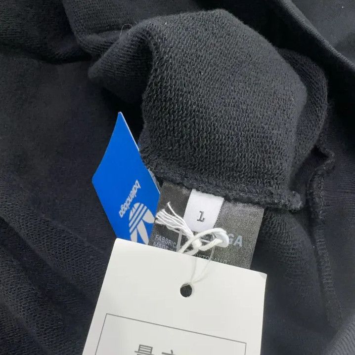 Balenciaga Balenciaga x Adidas Black Logo Hooded Sweatshirt Size US M / EU 48-50 / 2 - 4 Thumbnail