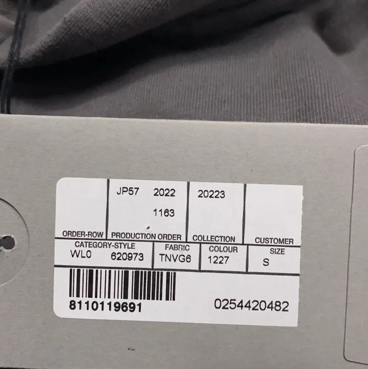 Balenciaga Balenciaga FW22 Logo Grey Long Sleeve Hoodie Size US S / EU 44-46 / 1 - 5 Thumbnail