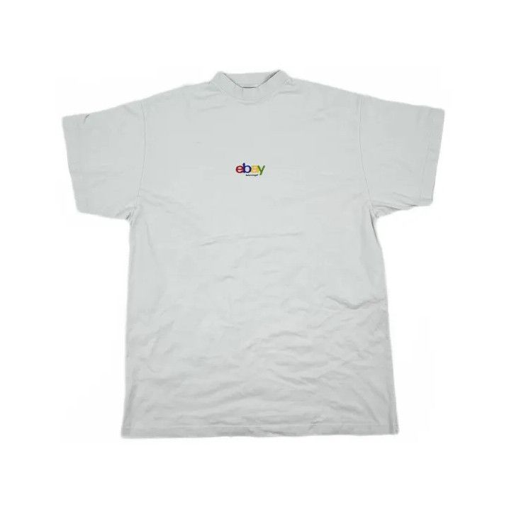 Balenciaga Balenciaga Embroidered Logo Short Sleeve T-Shirt Size US M / EU 48-50 / 2 - 2 Thumbnail