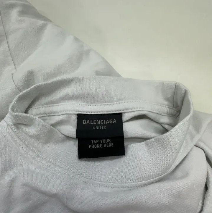 Balenciaga Balenciaga Embroidered Logo Short Sleeve T-Shirt Size US M / EU 48-50 / 2 - 4 Thumbnail