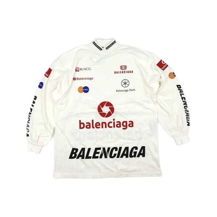 Balenciaga Balenciaga FW23 Letter Print Long Sleeve T-Shirt Size US M / EU 48-50 / 2 - 2 Thumbnail