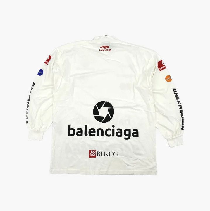 Balenciaga Balenciaga FW23 Letter Print Long Sleeve T-Shirt Size US M / EU 48-50 / 2 - 3 Thumbnail