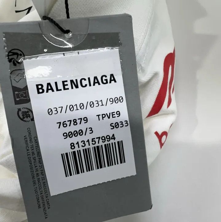 Balenciaga Balenciaga FW23 Letter Print Long Sleeve T-Shirt Size US M / EU 48-50 / 2 - 6 Thumbnail