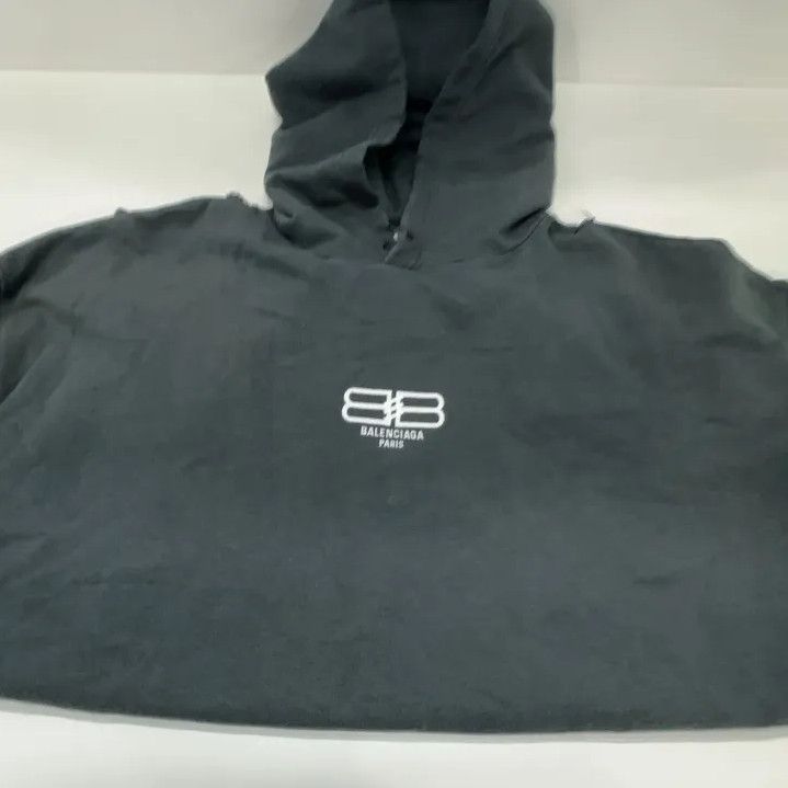 Balenciaga Balenciaga Logo Print Hooded Sweatshirt for Men Size US L / EU 52-54 / 3 - 9 Thumbnail