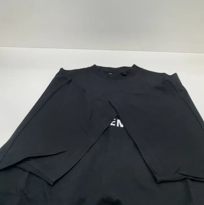 Balenciaga Balenciaga Logo Print Black Short Sleeve T-Shirt Size US M / EU 48-50 / 2 - 11 Thumbnail