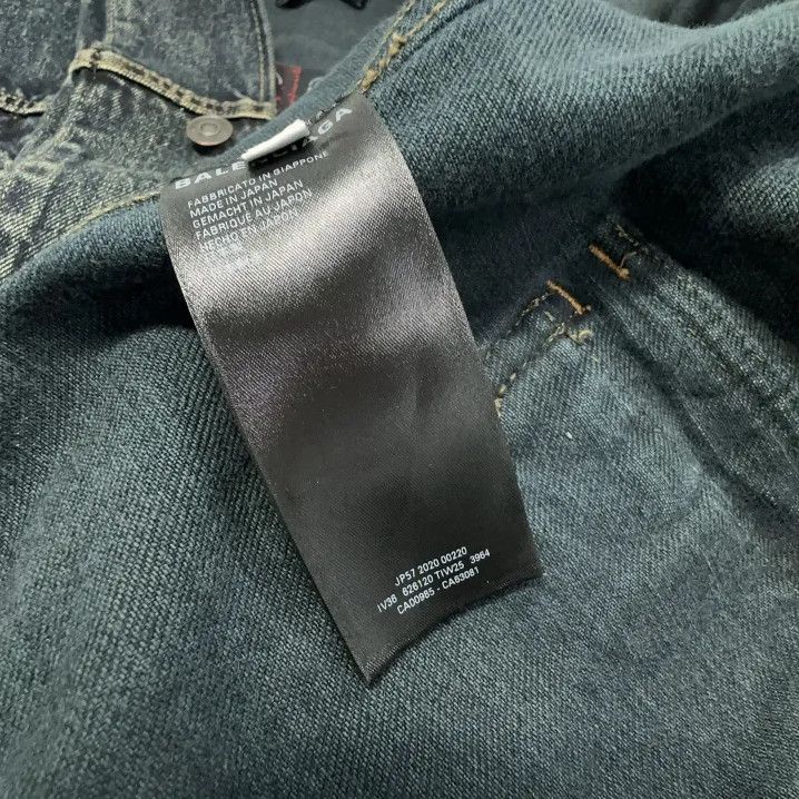 Balenciaga Balenciaga Vintage Logo Denim Jacket for Men Size US L / EU 52-54 / 3 - 4 Thumbnail