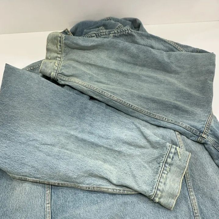 Balenciaga Balenciaga Blue Denim Hooded Jacket for Men Size US M / EU 48-50 / 2 - 16 Thumbnail