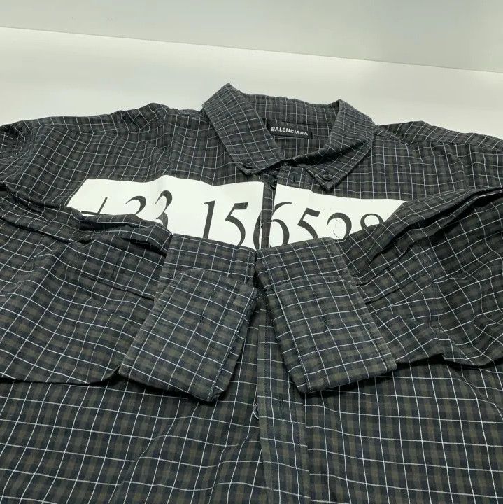 Balenciaga Balenciaga Black Long Sleeve Shirt with Print Size US M / EU 48-50 / 2 - 10 Thumbnail