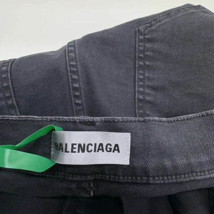 Balenciaga Balenciaga Distressed Straight-Leg Jeans Size US 31 - 7 Thumbnail