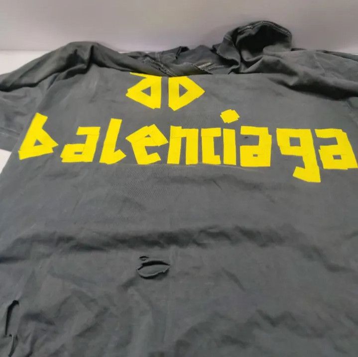 Balenciaga Balenciaga Black Logo Print Short Sleeve T-Shirt Size US S / EU 44-46 / 1 - 5 Thumbnail