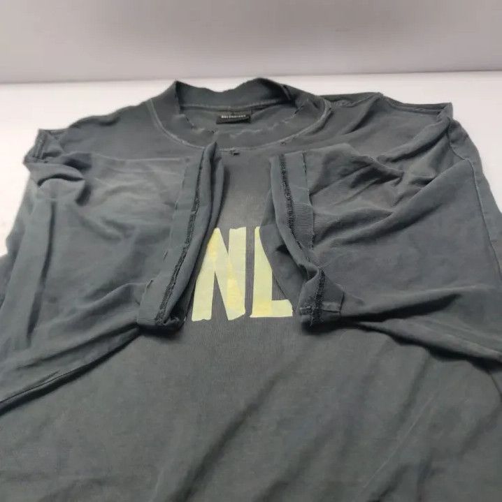 Balenciaga Balenciaga Black Logo Print Short Sleeve T-Shirt Size US S / EU 44-46 / 1 - 7 Thumbnail