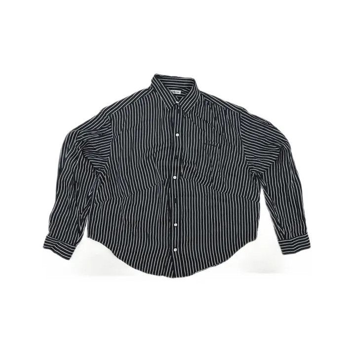 Balenciaga Balenciaga Striped Black and White Shirt Size US XXS / EU 40 - 2 Thumbnail