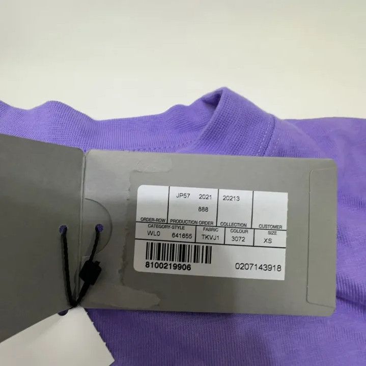 Balenciaga Balenciaga Purple Logo Print Short Sleeve T-Shirt Size US XS / EU 42 / 0 - 5 Thumbnail