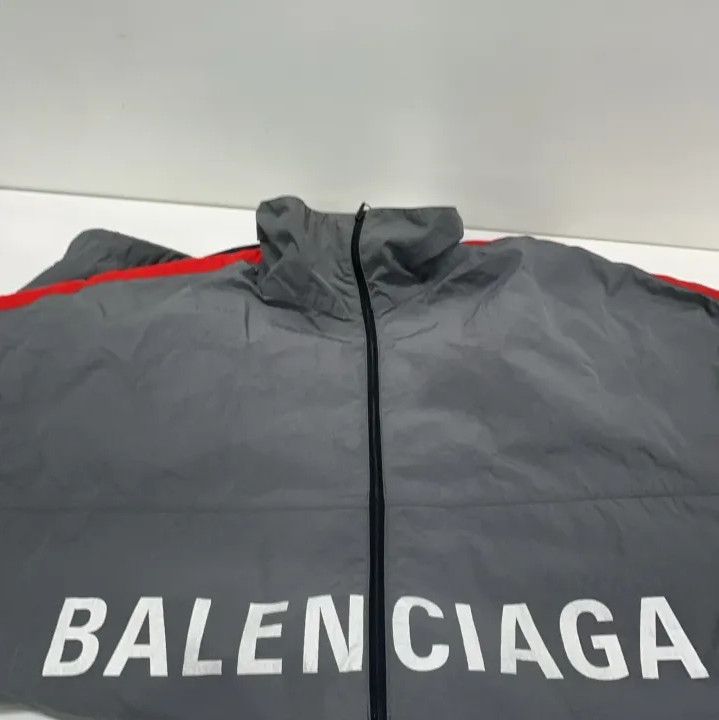 Balenciaga Balenciaga Logo Print Zip-Up Long Sleeve Jacket Size US M / EU 48-50 / 2 - 6 Thumbnail