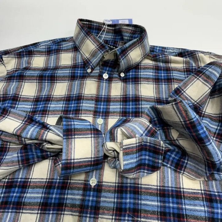 Balenciaga Balenciaga Casual Plaid Long Sleeve Shirt Size US M / EU 48-50 / 2 - 8 Thumbnail