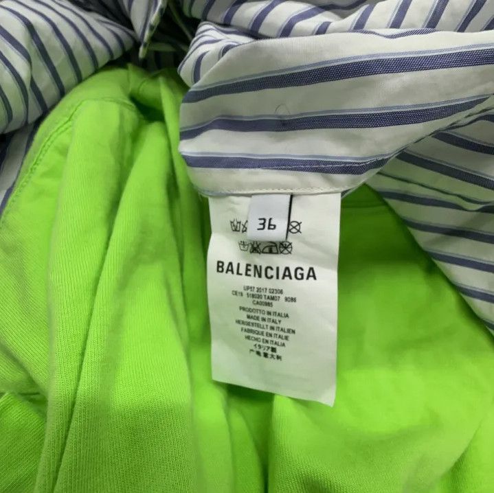 Balenciaga Balenciaga Casual Chic Button-Up Shirt and Tee Size US S / EU 44-46 / 1 - 4 Thumbnail