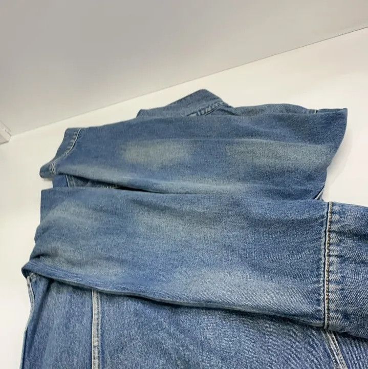 Balenciaga Balenciaga Blue Denim Button-Up Jacket Size US L / EU 52-54 / 3 - 12 Thumbnail
