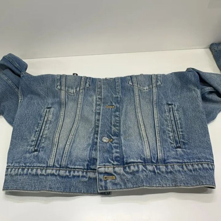 Balenciaga Balenciaga Blue Denim Button-Up Jacket Size US L / EU 52-54 / 3 - 9 Thumbnail