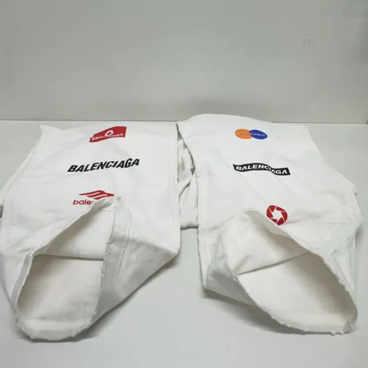 Balenciaga Balenciaga FW23 Letter Print Casual Pants Size US 26 / EU 42 - 10 Thumbnail
