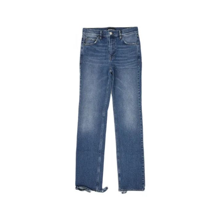 Balenciaga Balenciaga Blue Straight Leg Denim Jeans Size US 31 - 2 Thumbnail