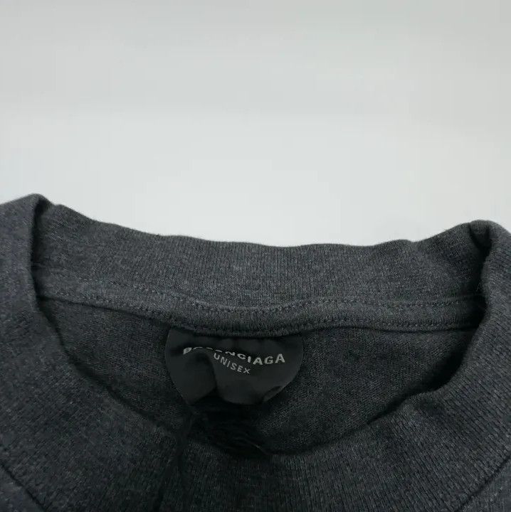 Balenciaga Balenciaga Gray Long Sleeve Logo T-Shirt for Men Size US M / EU 48-50 / 2 - 4 Thumbnail