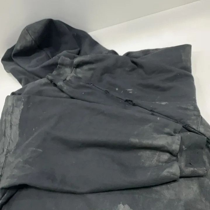 Balenciaga Balenciaga Tie-Dye Logo Hoodie Jacket in Black Size US M / EU 48-50 / 2 - 15 Thumbnail