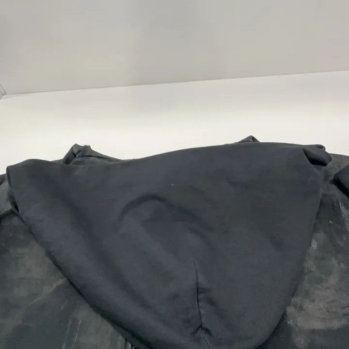 Balenciaga Balenciaga Tie-Dye Logo Hoodie Jacket in Black Size US M / EU 48-50 / 2 - 8 Thumbnail