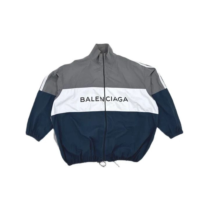 Balenciaga Balenciaga Color Block Logo Zip Jacket Size US M / EU 48-50 / 2 - 2 Thumbnail