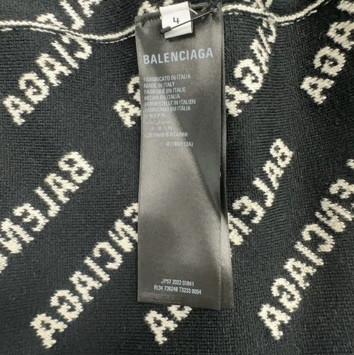 Balenciaga Balenciaga SS23 Logo Knit Cardigan for Men Size US M / EU 48-50 / 2 - 3 Thumbnail