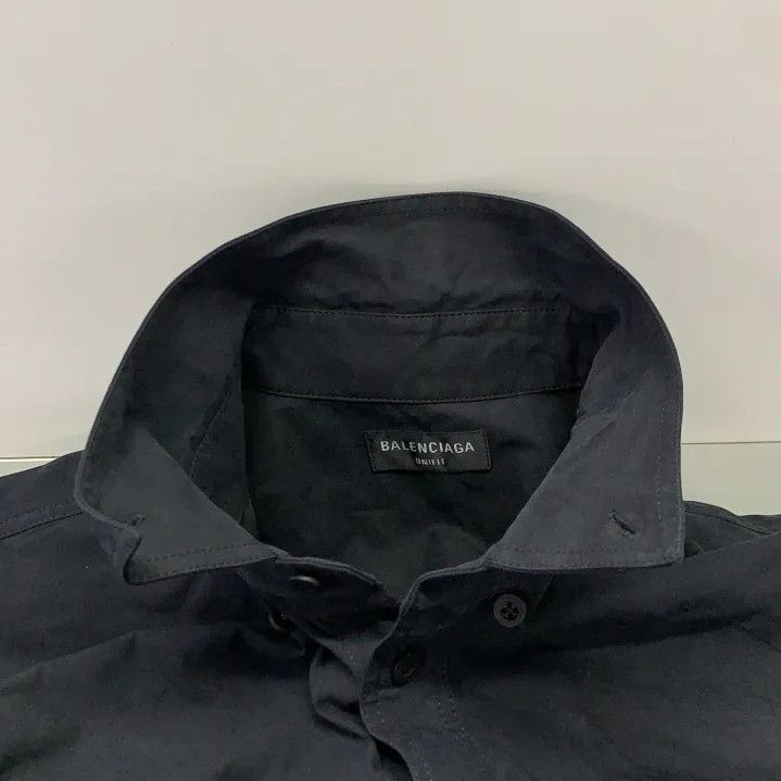 Balenciaga Balenciaga Black Long Sleeve Button-Up Shirt Size US XXS / EU 40 - 7 Thumbnail