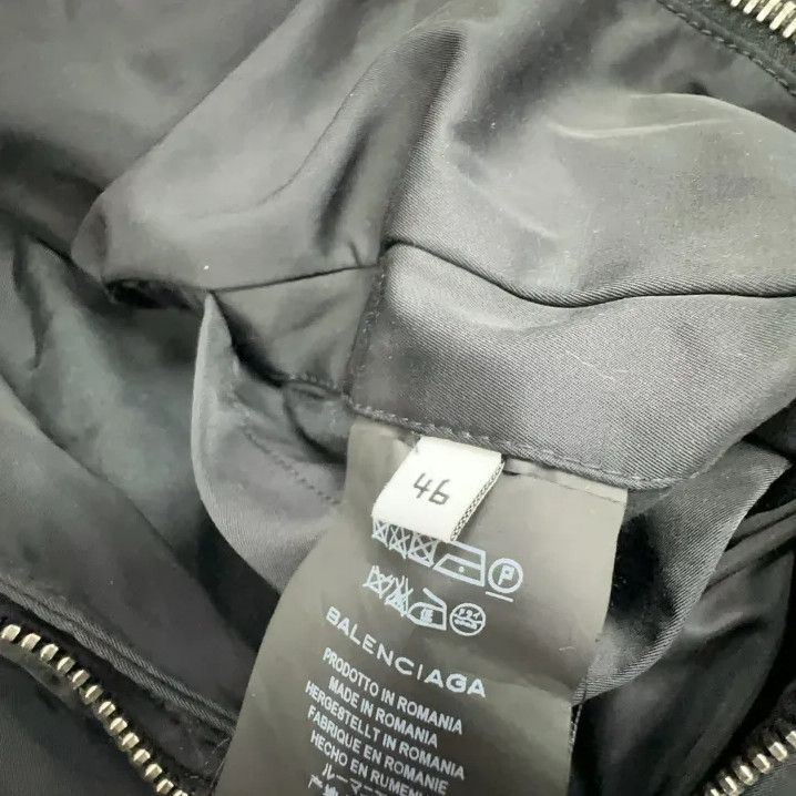 Balenciaga Balenciaga Stylish Black Zipper Jacket Size US L / EU 52-54 / 3 - 4 Thumbnail