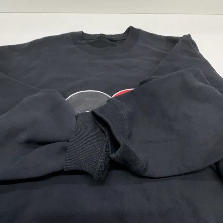 Balenciaga Balenciaga Logo Print Black Long Sleeve Sweatshirt Size US S / EU 44-46 / 1 - 8 Thumbnail