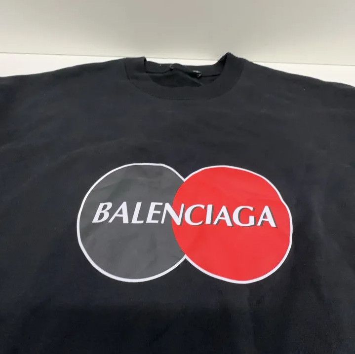 Balenciaga Balenciaga Logo Print Black Long Sleeve Sweatshirt Size US S / EU 44-46 / 1 - 10 Thumbnail