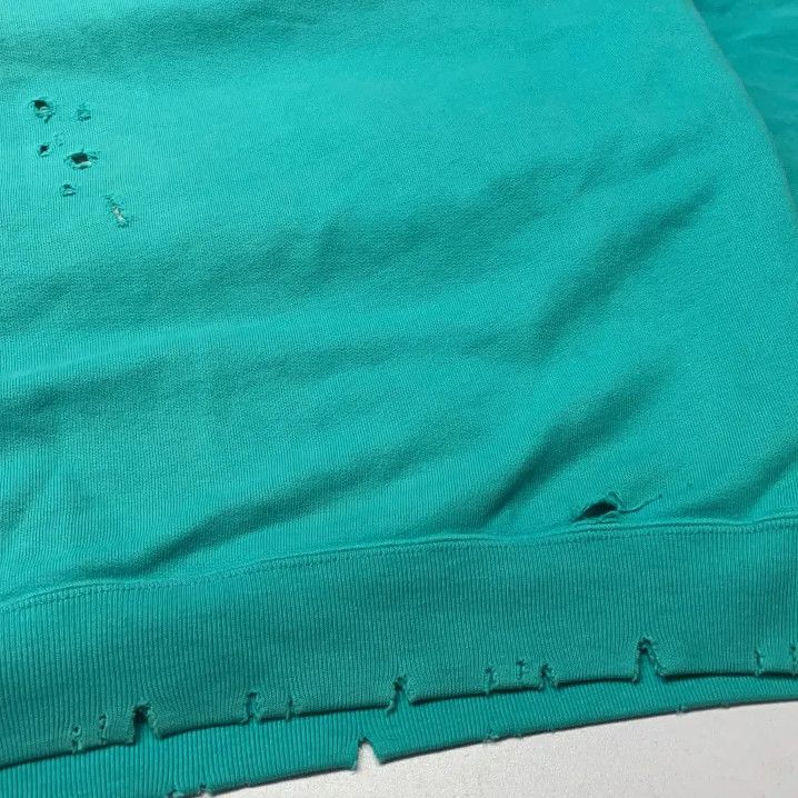 Balenciaga Balenciaga Distressed Hooded Sweatshirt for Men Size US S / EU 44-46 / 1 - 21 Thumbnail