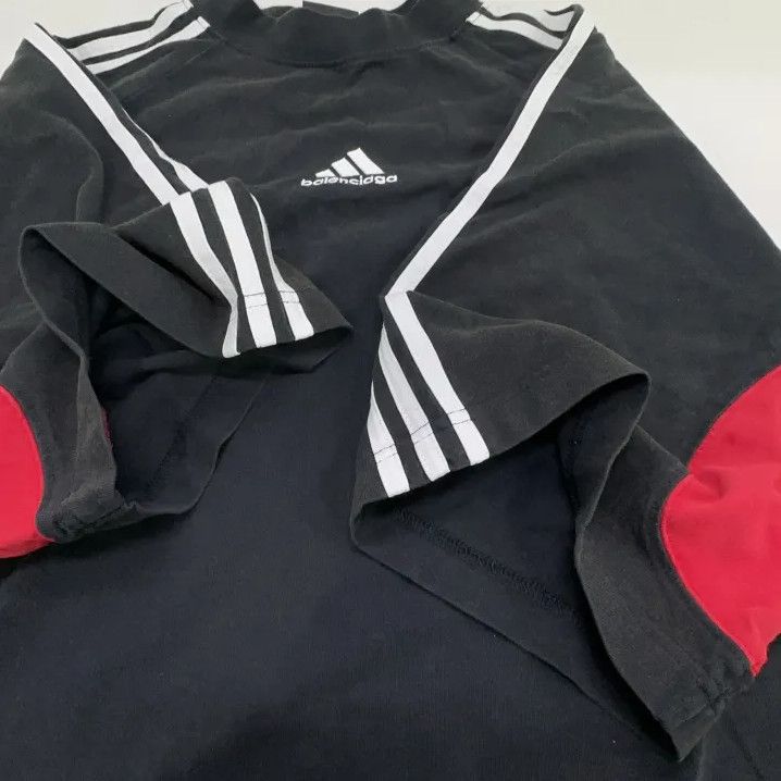 Balenciaga Balenciaga x Adidas Color-Blocked Short Sleeve T-Shirt Size US M / EU 48-50 / 2 - 8 Thumbnail