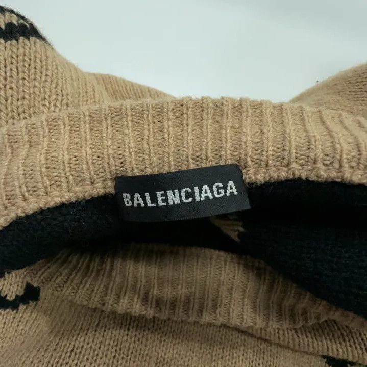 Balenciaga Balenciaga Logo Knit Wool Sweater for Men Size US M / EU 48-50 / 2 - 4 Thumbnail