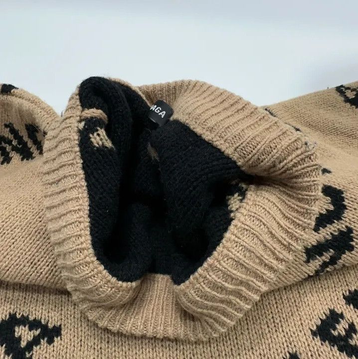 Balenciaga Balenciaga Logo Knit Wool Sweater for Men Size US M / EU 48-50 / 2 - 7 Thumbnail