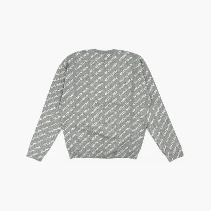 Balenciaga Balenciaga Logo Print Long Sleeve Sweater Size US S / EU 44-46 / 1 - 3 Thumbnail