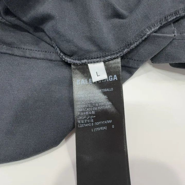 Balenciaga Balenciaga Black Logo Print Short Sleeve T-Shirt Size US L / EU 52-54 / 3 - 5 Thumbnail