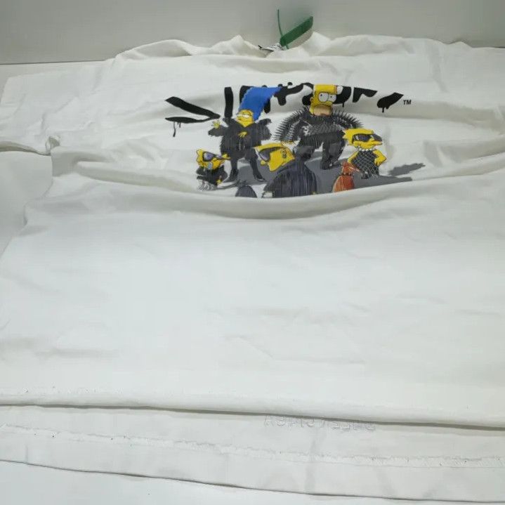 Balenciaga Balenciaga White Graphic Short Sleeve T-Shirt Size US M / EU 48-50 / 2 - 8 Thumbnail