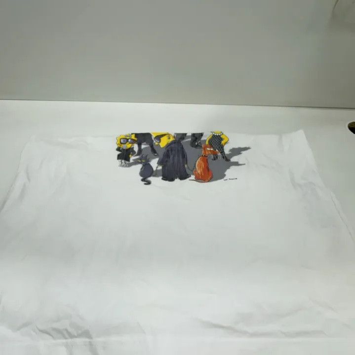 Balenciaga Balenciaga White Graphic Short Sleeve T-Shirt Size US M / EU 48-50 / 2 - 10 Thumbnail