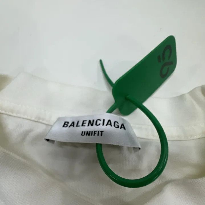 Balenciaga Balenciaga White Graphic Short Sleeve T-Shirt Size US M / EU 48-50 / 2 - 6 Thumbnail
