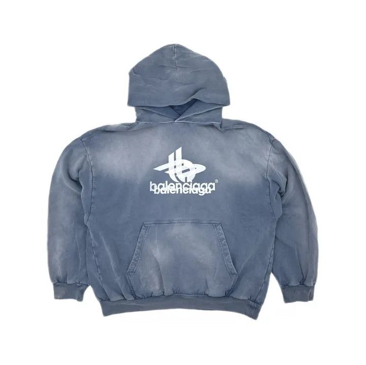 Balenciaga Balenciaga Comfort Long Sleeve Hoodie for Men Size US M / EU 48-50 / 2 - 2 Thumbnail