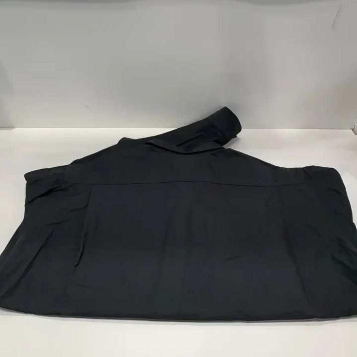 Balenciaga Balenciaga Black Large Fit Embroidered Long Sleeve Shirt Size US L / EU 52-54 / 3 - 12 Thumbnail