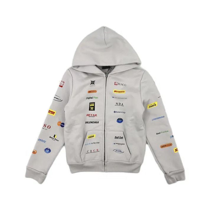 Balenciaga Balenciaga Casual Logo Hoodie for All Seasons Size US M / EU 48-50 / 2 - 2 Thumbnail