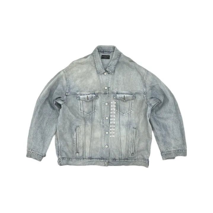Balenciaga Balenciaga SS24 Blue Denim Jacket for All Size US L / EU 52-54 / 3 - 2 Thumbnail
