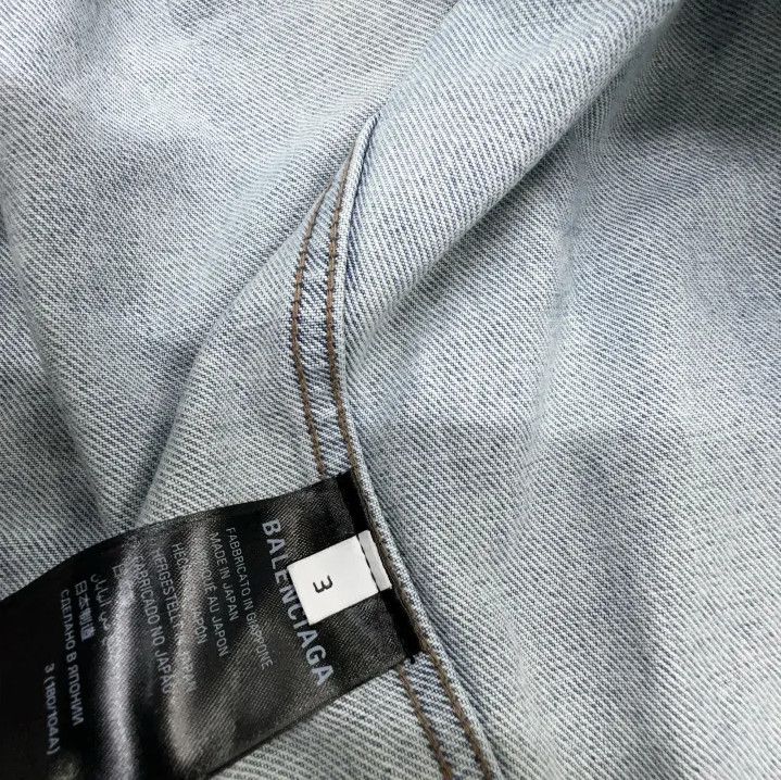 Balenciaga Balenciaga SS24 Blue Denim Jacket for All Size US L / EU 52-54 / 3 - 4 Thumbnail