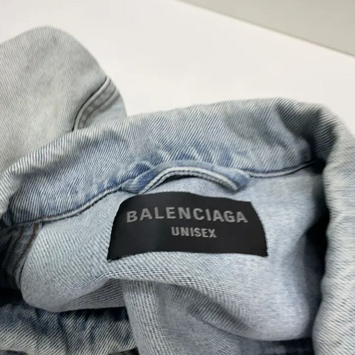 Balenciaga Balenciaga SS24 Blue Denim Jacket for All Size US L / EU 52-54 / 3 - 7 Thumbnail