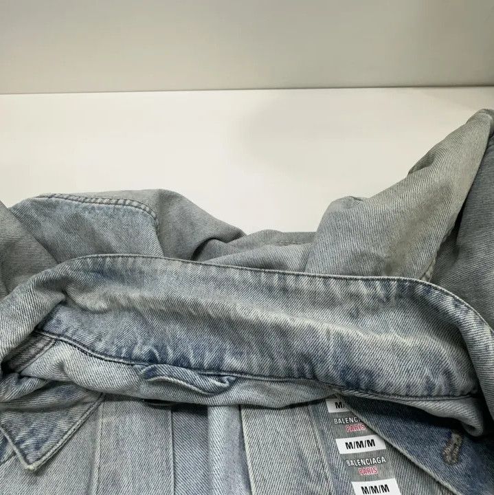 Balenciaga Balenciaga SS24 Blue Denim Jacket for All Size US L / EU 52-54 / 3 - 8 Thumbnail