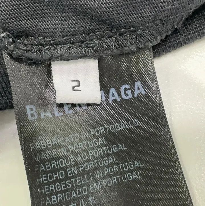 Balenciaga Balenciaga Black Graphic Short Sleeve T-Shirt Size US M / EU 48-50 / 2 - 5 Thumbnail